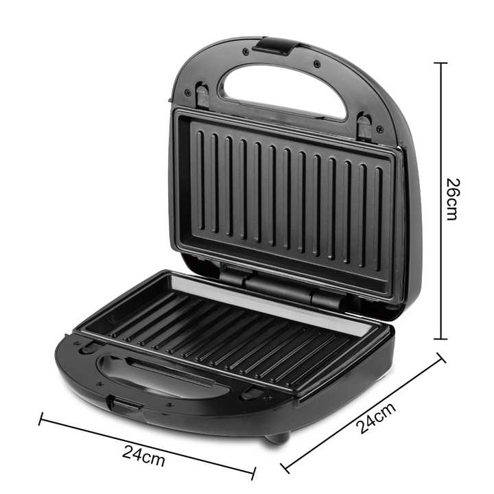 Sandwich Maker Multifuncțional RAF R.594R, 3 în 1, cu Plăci Interschimbabile