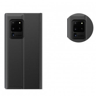Husă Tip Carte New Sleep cu Funcție Kickstand pentru Samsung Galaxy S20 FE 5G, Albastru