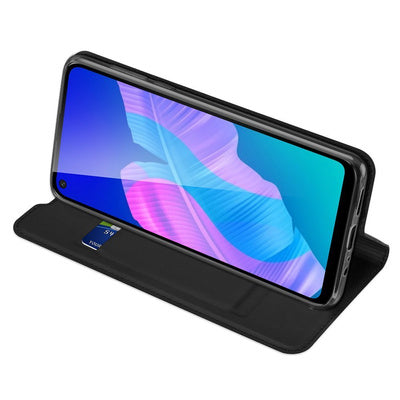 Husa DUX DUCIS Skin Pro Bookcase pentru Huawei P40 Lite E - Negru