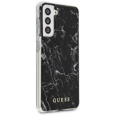 Husa Guess Hardcase Marble pentru Samsung Galaxy S21+ - Negru