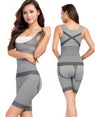 Lenjerie modelatoare din bambus cu cărbune activ – Slim Body - pantaloni scurti si maiou - XXL - XXXL