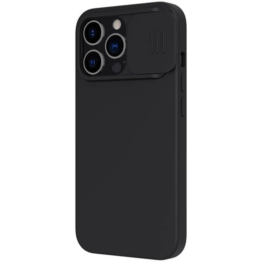 Husă Nillkin CamShield Silky Silicone pentru iPhone 13 Pro - Negru