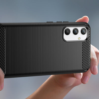 Husa Carbon Case pentru Samsung Galaxy A34 5G, Negru