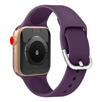 Curea din Silicon APS pentru Apple Watch Ultra / SE / Series 2-9, 49/45/44/42mm, Negru