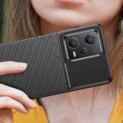 Husa Thunder Case pentru Xiaomi Redmi Note 12 Pro+, Negru