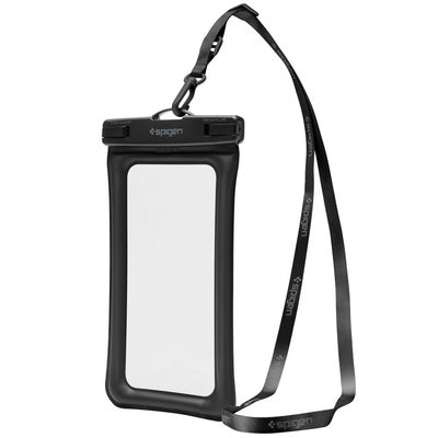 Set Spigen Aqua Shield A621: Borsetă Impermeabilă + Husă Plutitoare pentru Telefon - Negru