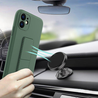 Husă Wozinsky Kickstand din Silicon cu Suport pentru iPhone 13, Roz
