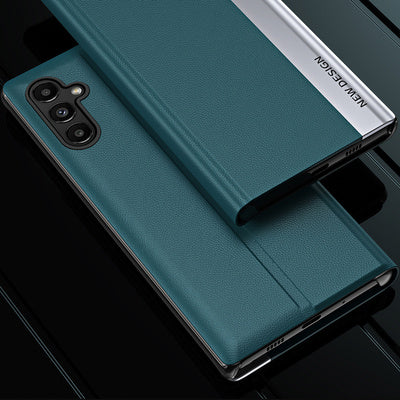 Husa Sleep Case Pro pentru Samsung Galaxy A13 cu suport flip - Negru