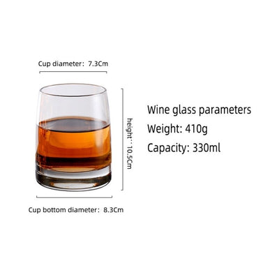 Set pentru Cognac și Whiskey - Sticlă-Decantor Mana cu 2 Pahare