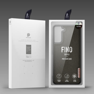 Dux Ducis Fino Case - Nylon pentru Samsung Galaxy S22/S22 Plus - Maro