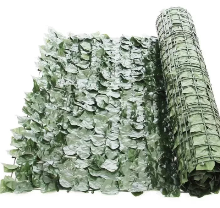 Gard Artificial Verde cu Frunze Iedera 300x50cm - Protecție Vânt și Soare