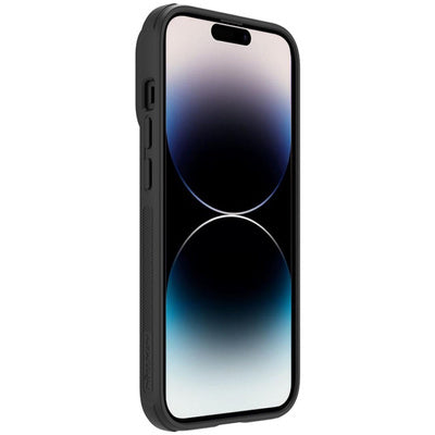Husă Nillkin Textured S pentru iPhone 14 Pro Max, cu capac pentru cameră - negru