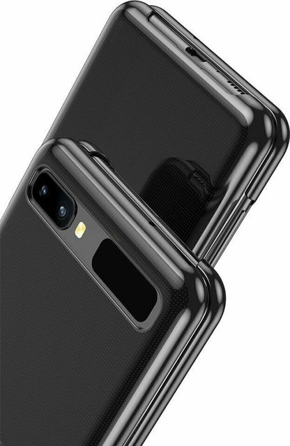 Husă iCarer Plating Case Hard pentru Samsung Galaxy Z Flip - negru