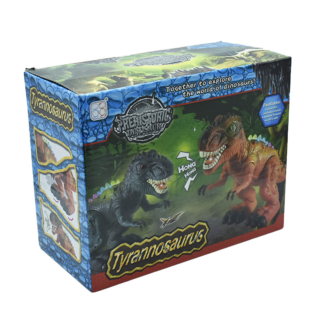 Jucărie Tyrannosaurus Rex ROSU Ultra Realistă – Sunete, Lumină și Mișcare