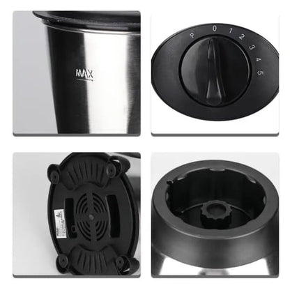RAF R.300 Blender și râșniță electrică 2 în 1 Blender din oțel inoxidabil 1000 wați