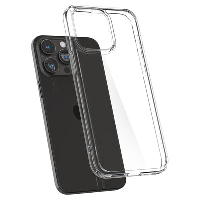 Husa Spigen Ultra Hybrid pentru iPhone 15 Pro Max - Crystal Clear