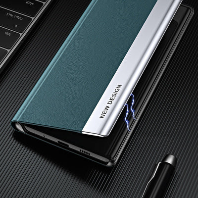 Husa Sleep Case Pro pentru Samsung Galaxy A13 cu suport flip - Negru