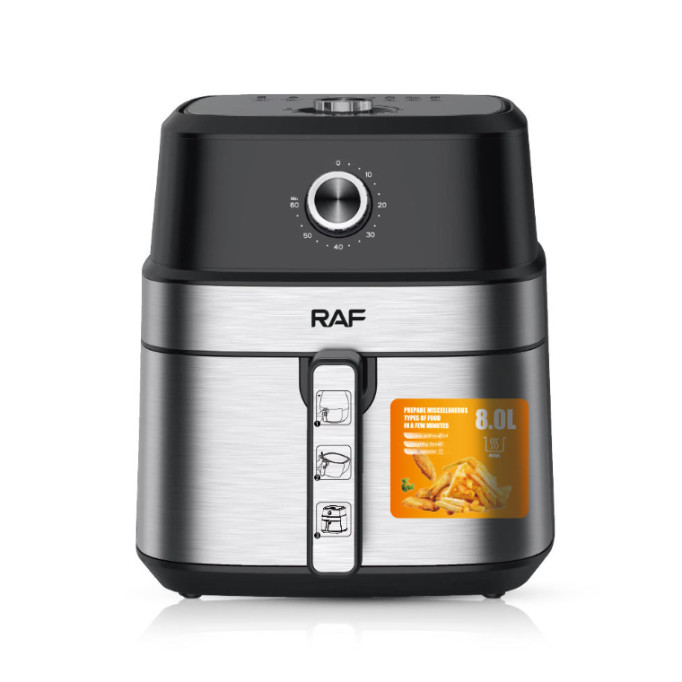 Friteuza fara Ulei Air Fryer RAF R.5319, 1800W, Capacitate 6.5 Litri