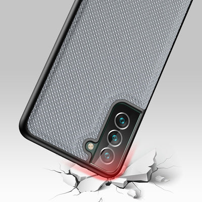 Dux Ducis Fino Case - Nylon pentru Samsung Galaxy S22/S22 Plus - Gri