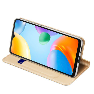 Husa Dux Ducis Skin Pro Flip Case pentru Xiaomi Redmi 10C Gold