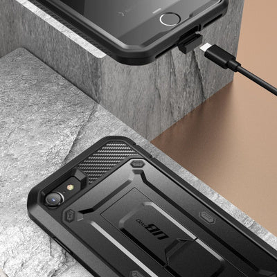 Husă SUPCASE Unicorn Beetle Pro pentru iPhone 7/8/SE (2020/2022), Negru