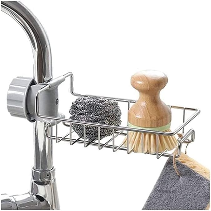 Organizator pentru Bucătărie PUJI – Raft Detasabil din Oțel Inoxidabil, Design Groșat