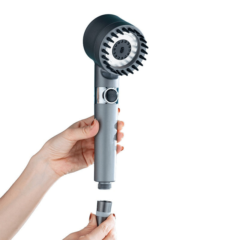 Oferta Specială 4în1: Încălzitor de Ceară, Trusă de Manichiură cu 16 Piese, Perie de Silicon Exfoliantă pentru Duș și Sistem de Duș Spa