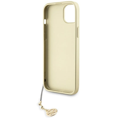 Husă Guess Hardcase pentru iPhone 15 Plus 6.7" - Brown/Brown, Colecția 4G Charms