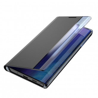 Husă Tip Carte New Sleep cu Funcție Kickstand pentru Samsung Galaxy S20 FE 5G, Albastru