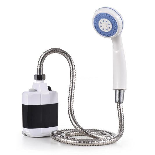 Duș Portabil de Camping cu Robinet Incorporat, USB pentru Interior/Exterior