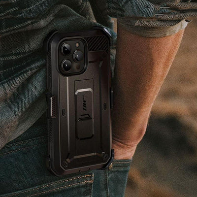 Husa Supcase Unicorn Beetle Pro pentru iPhone 15 Pro, Black