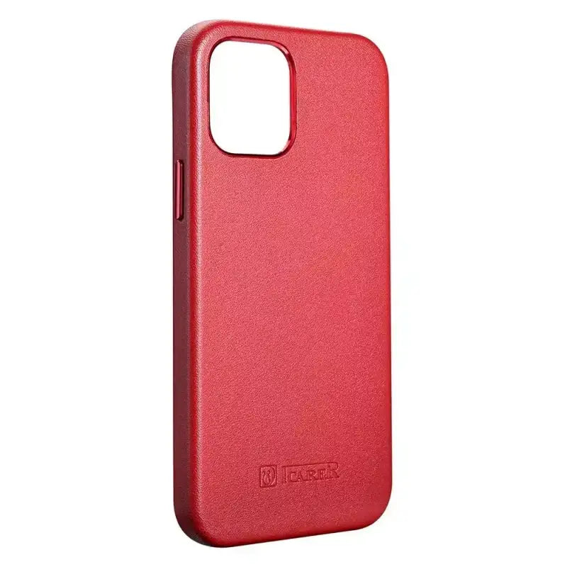 Husă iCarer din piele naturală pentru iPhone 12 Pro