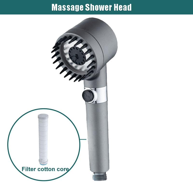 Oferta Specială 4în1: Încălzitor de Ceară, Trusă de Manichiură cu 16 Piese, Perie de Silicon Exfoliantă pentru Duș și Sistem de Duș Spa