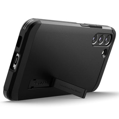 Husă Spigen Tough Armor pentru Samsung Galaxy S22 - Neagră