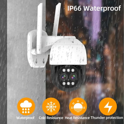 Camera Dublă Wireless JORTAN HD JT-8186XM - Supraveghere Avansată cu Rotire 355° și Zoom Digital X10