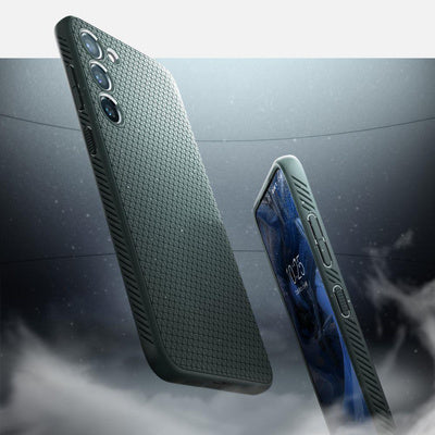 Husa Spigen Liquid Air pentru Galaxy S23, Abyss Green