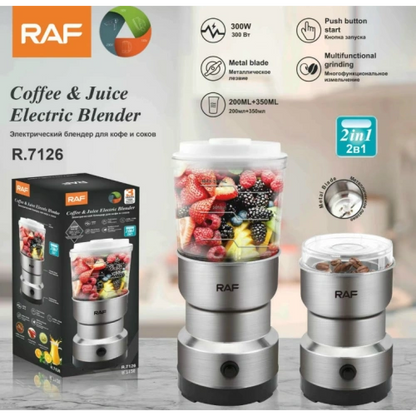 Blender electric 2 in 1, macinator cafea, Juicer suc de fructe RAF-7126
