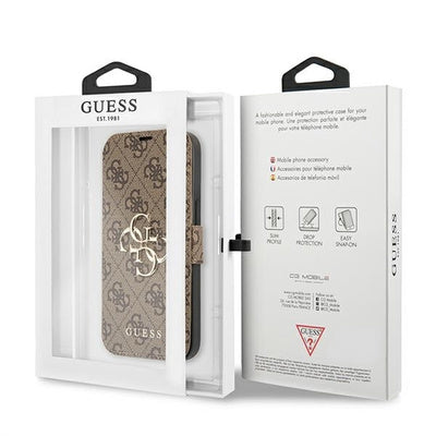 Husa Guess 4G Big Metal Logo pentru iPhone 13 Pro / 13 6.1" - Brown