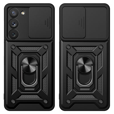 Husa Hybrid Armor Camshield pentru Samsung Galaxy A34 5G - Albastru