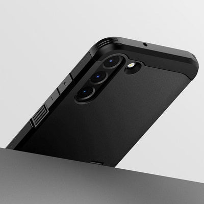 Husă Spigen Tough Armor pentru Samsung Galaxy S22 - Neagră