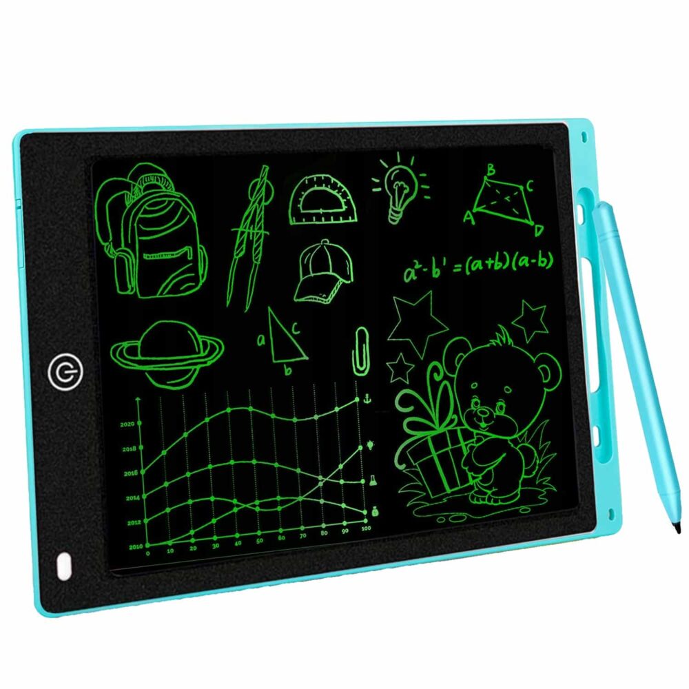 Tableta grafica de 10" pentru copii, culoare Albastra, AVX-WT-RYMT-8.502-BLUE-1
