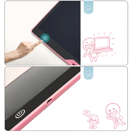 Tableta grafica de 16" pentru copii, culoare Roz, AVX-WT-RYMT-1201-BK-PINK-1