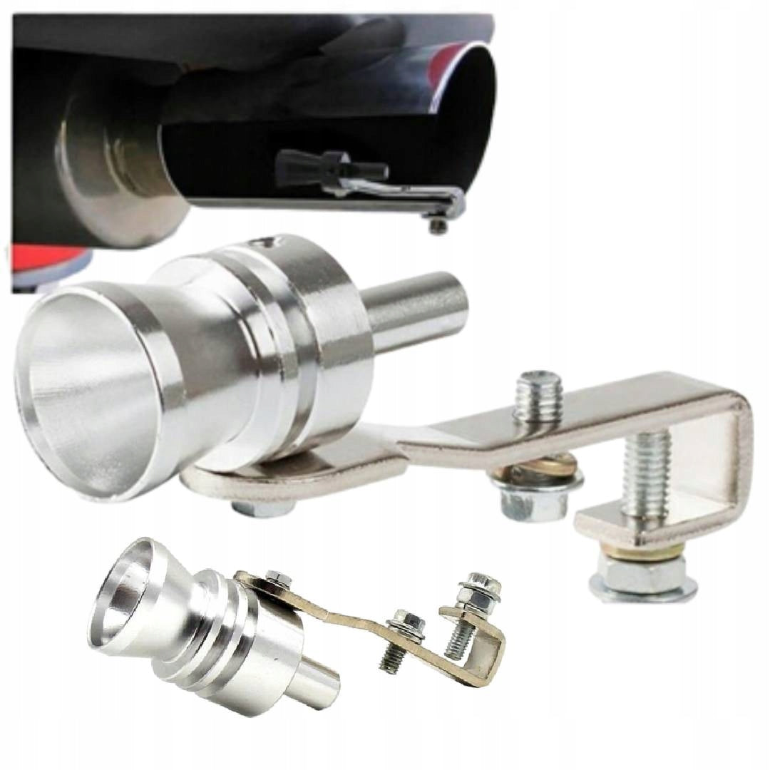 Fluier din aluminiu pentru toba marime M, compatibil cu motoare intre 1600 - 2000 cc-3