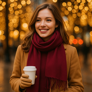 Esarfa din casmir, 190x65 cm