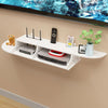 Raft suport de perete cu polite pentru flori si router 03