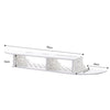 Raft suport de perete cu polite pentru flori si router 03
