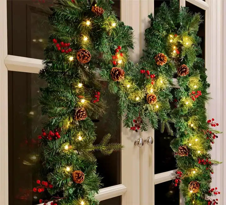 Ghirlanda Decorativă de Craciun LED de 270 cm