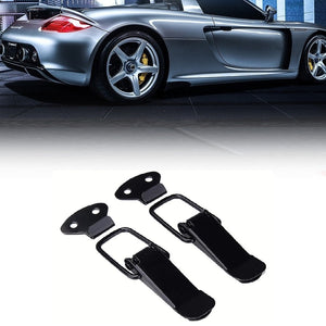 Set clipsuri pentru capota, 57 mm, culoare neagra-0