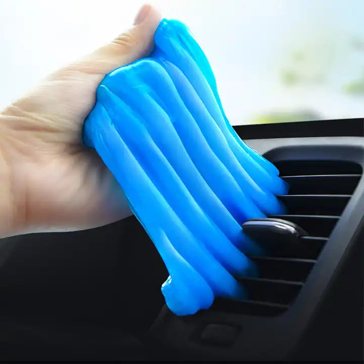 Set 4 Bucăți - Gel Elastic Lipicios pentru Curățarea Murdăriei din Spațiile Mici, Tastatură, Mașină