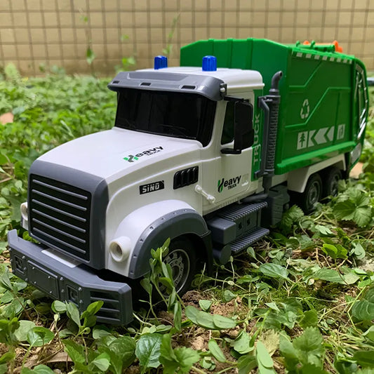 Camion de Gunoi RC cu Coș de Gunoi 1/24 - Set Eco-car Toy